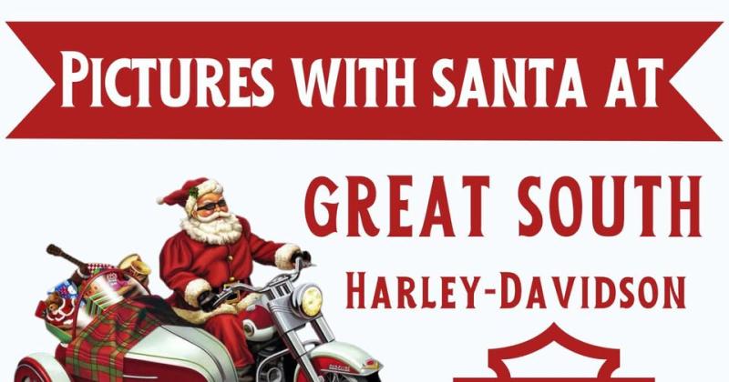 Santa is Coming to Great South Harley-Davidson