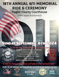 18th annual 9/11 Memorial ceremony and ride