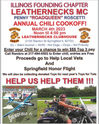 Leathernecks Motorcycle Club Annual Chili Cookoff