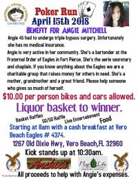 Poker Run benefit for Angie Mitchell