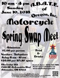 ABATE Spring M/C Swap Meet