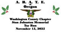 ABATE 2025 Washington County Stan Johnson Memorial Toy Run