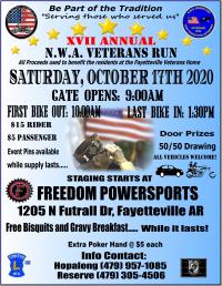 XVII Annual NWA Veterans Run