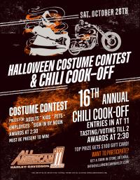 HALLOWEEN COSTUME CONTEST & CHILI COOK−OFF