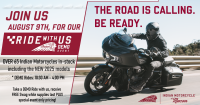 Indian Motorcycle Ride with US Demo Event