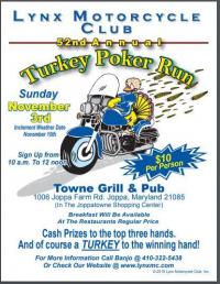 52nd Lynx MC Turkey poker run