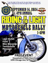 Riding In The Light Motorcycle Rally