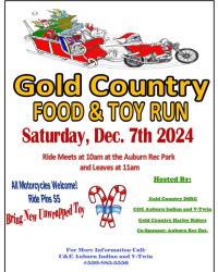 Gold Country Food & Toy Run