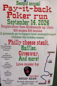 Savannah's - 2nd Annual Pay-it-Back  Poker Run!!!