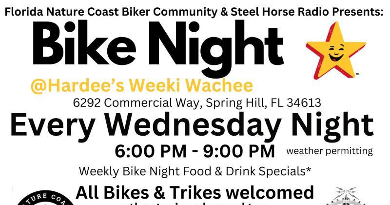 Hardee's Weeki Wachee Bikes & Trikes Night