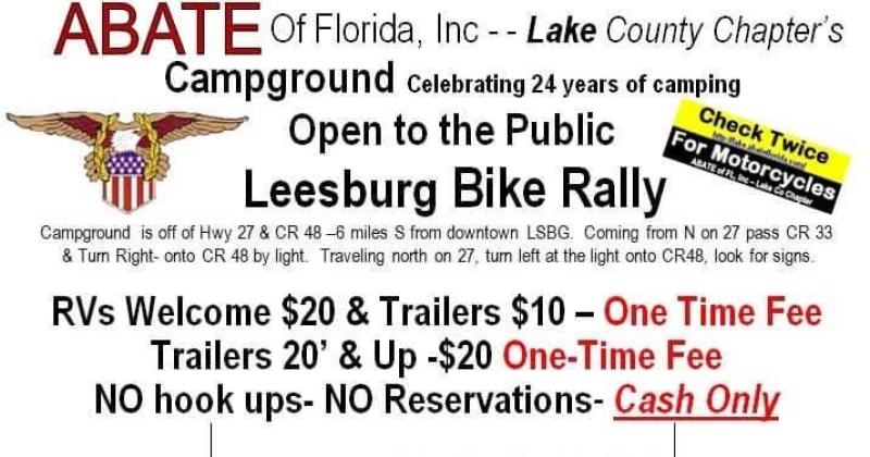 Leesburg Bike Rally ABATE CAMPGROUND