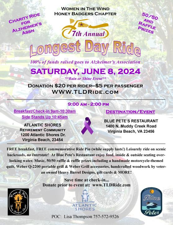 Longest Day Ride for the Alzheimer's Association