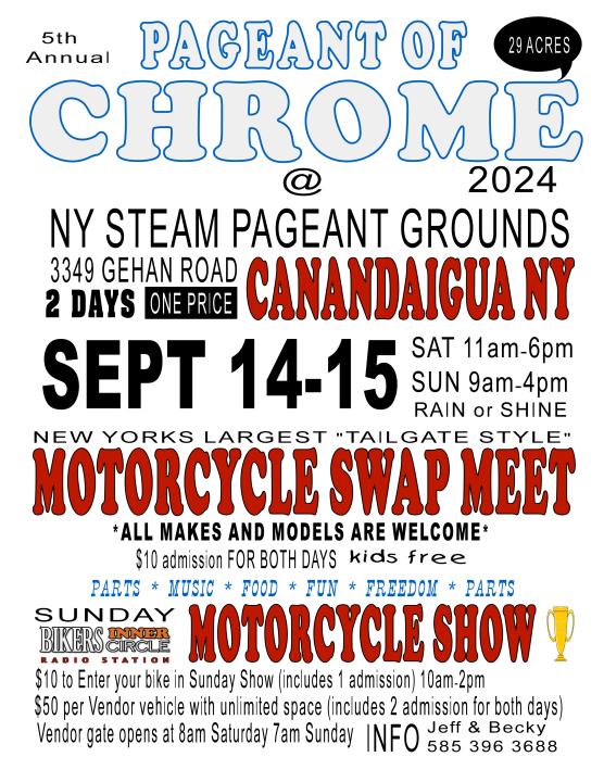 Pageant of Chrome Motorcycle Swap Meet & Show