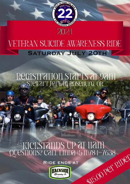 Ride For 22 Veteran's Suicide Awareness Ride 